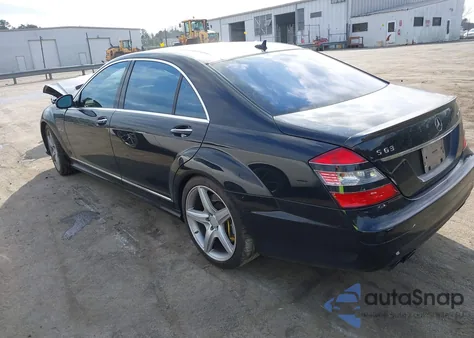 2009 Mercedes-Benz S 63 Amg из США, поврежденный, VIN WDDNG77X89A239399